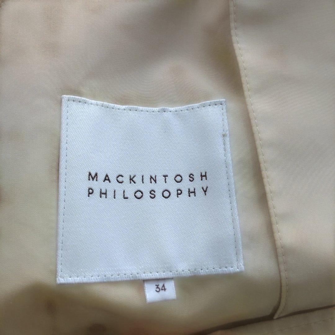 MACKINTOSH PHILOSOPHY 　スプリングコート薄手ポリx綿　34