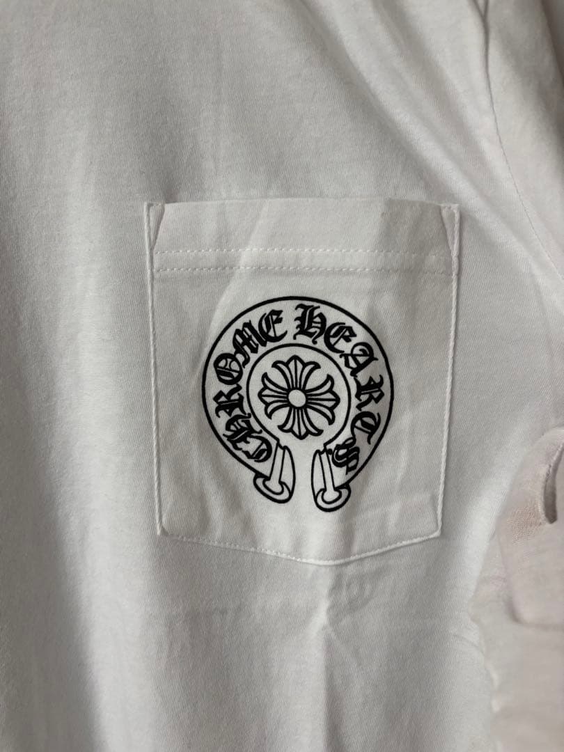 Chrome Hearts　バックホースシュープリント　ポケットTシャツ