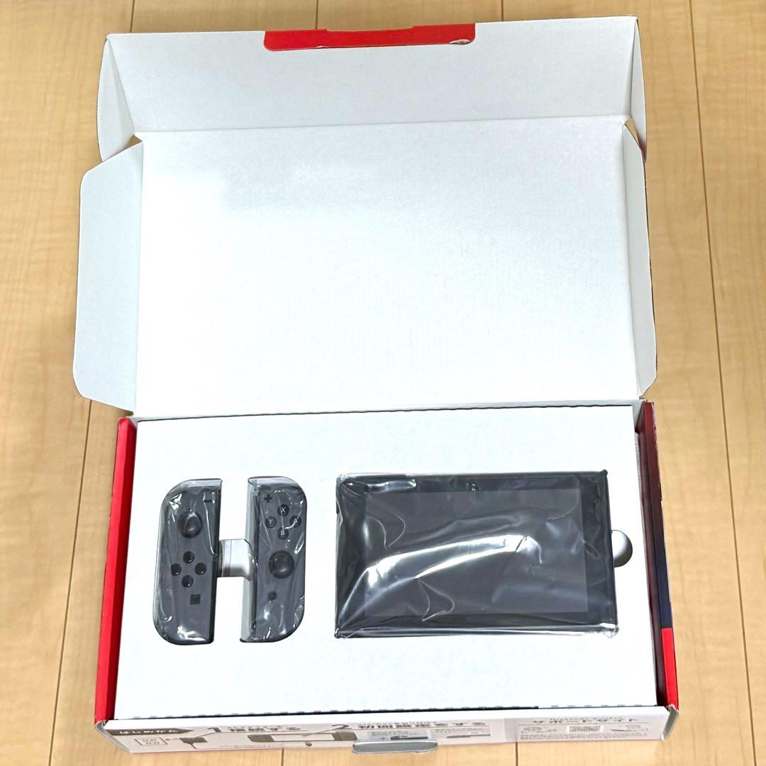 Nintendo Switch グレー 本体 付属品付き 箱あり 動作確認済み