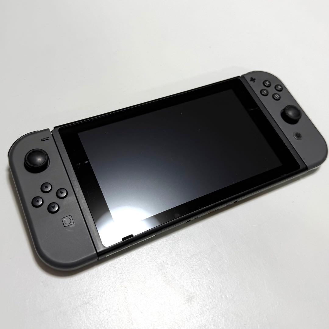 Nintendo Switch グレー 本体 付属品付き 箱あり 動作確認済み