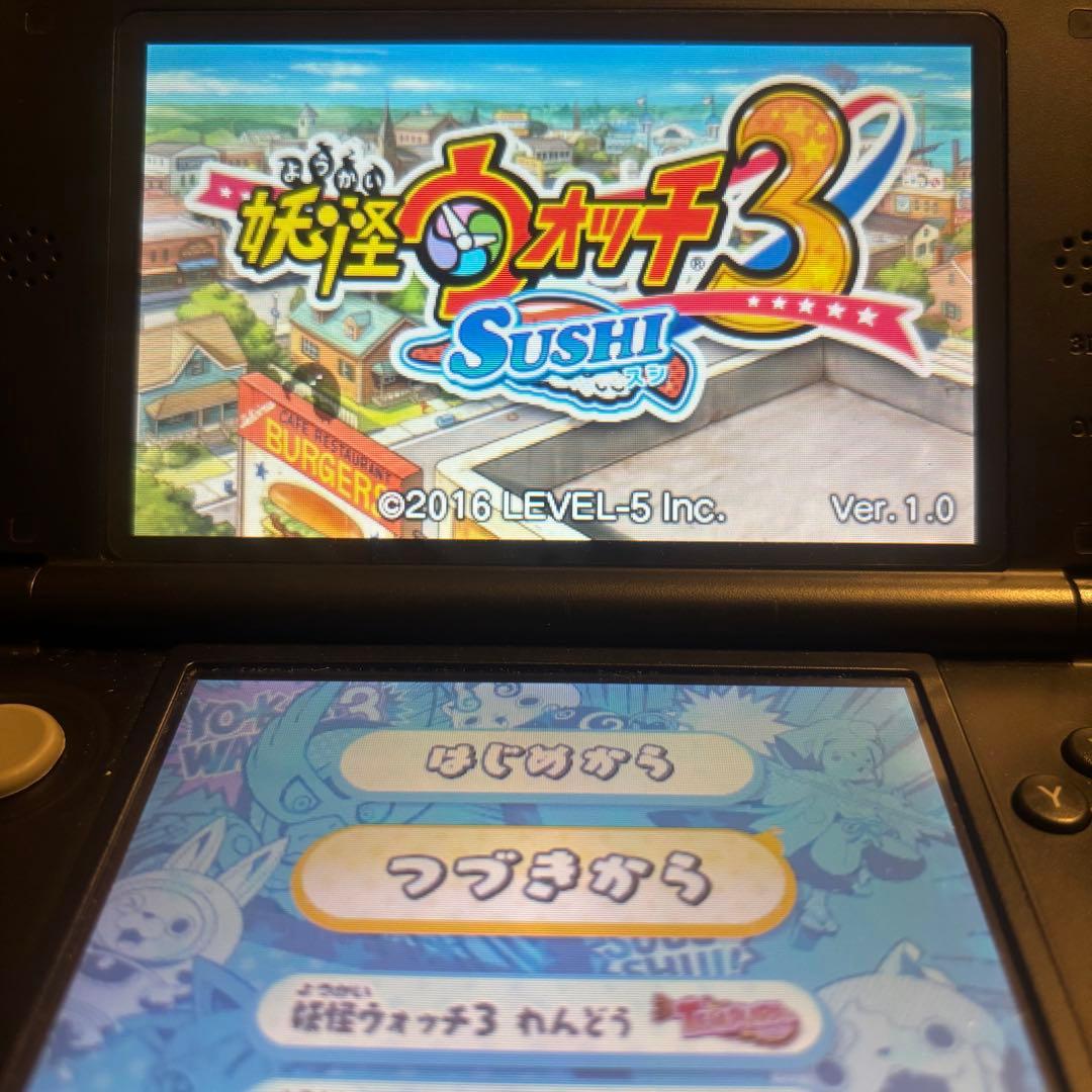【動作確認⭕️】3DS 妖怪ウォッチ3 スキヤキ＋スシ＋テンプラ　3個セット