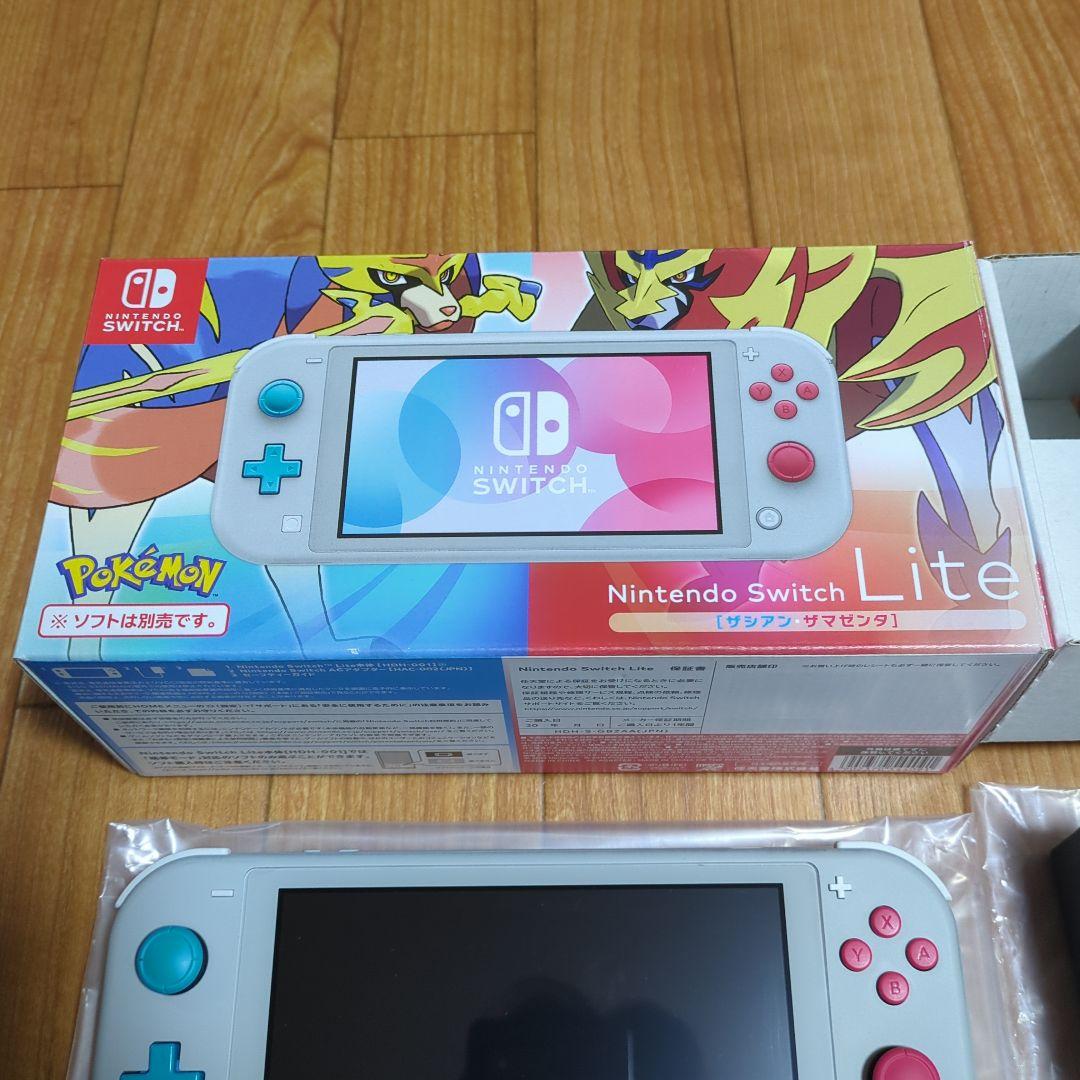 【ジャンク】Switch Lite ザシアン・ザマゼンタ 箱・付属品付 液晶新品