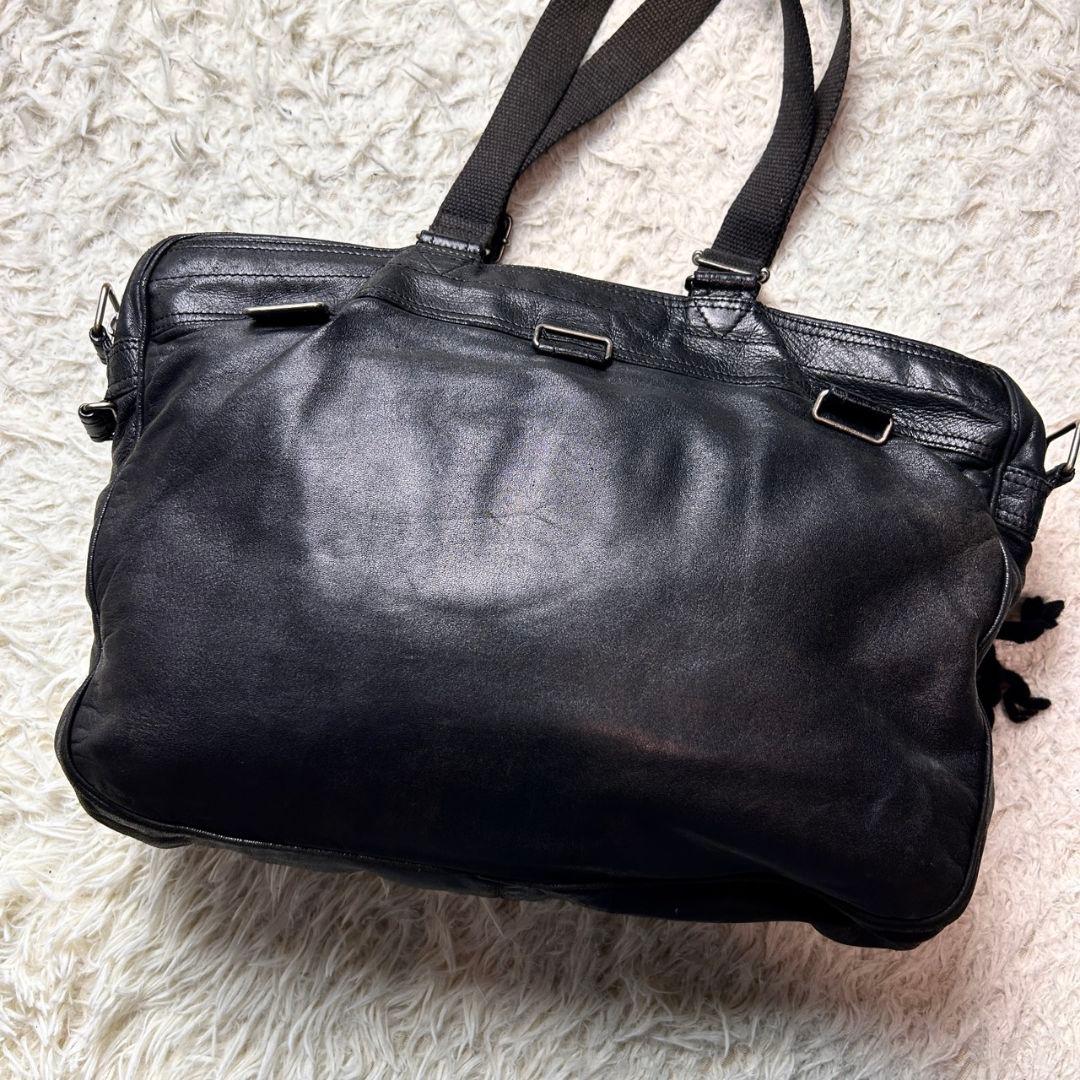 【希少】 Dior Homme エディ期 Deville ハンドバッグ ブラック