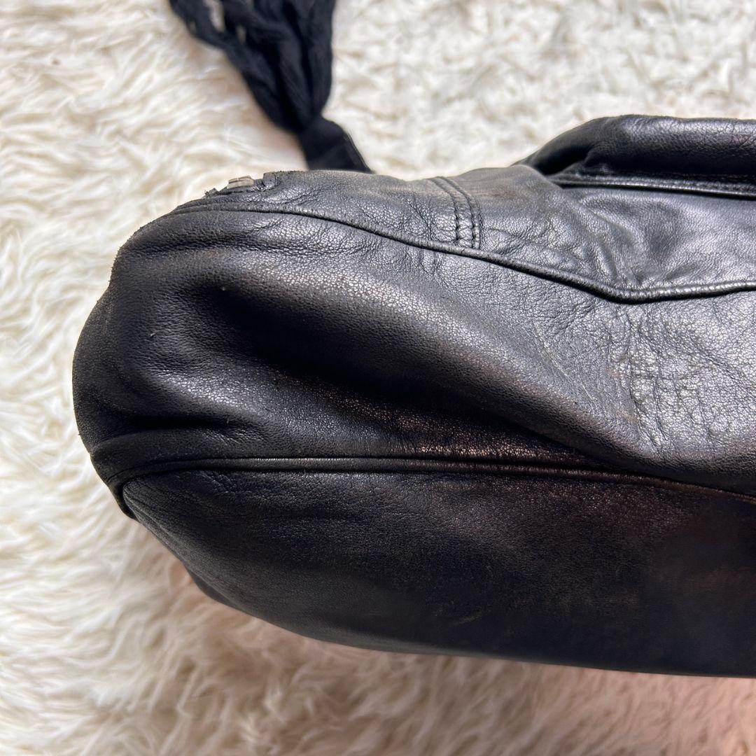 【希少】 Dior Homme エディ期 Deville ハンドバッグ ブラック