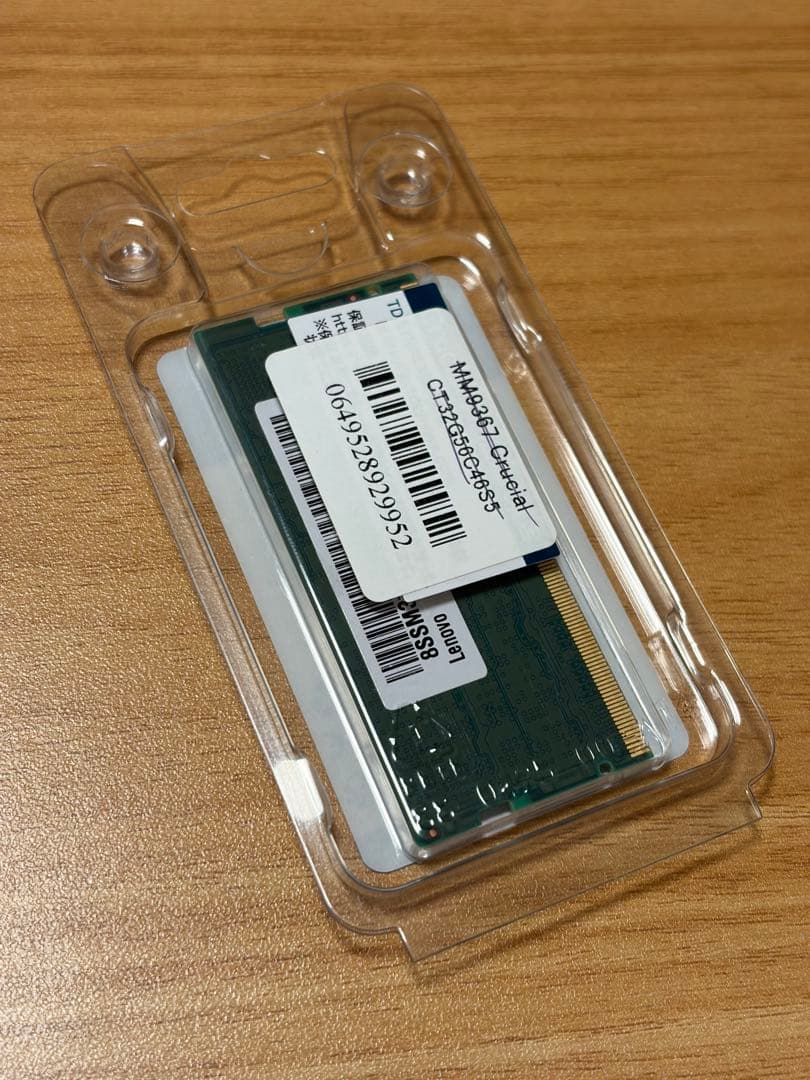 【未使用】SAMSUNG SODIMM DDR5 PC5-44800 16GB