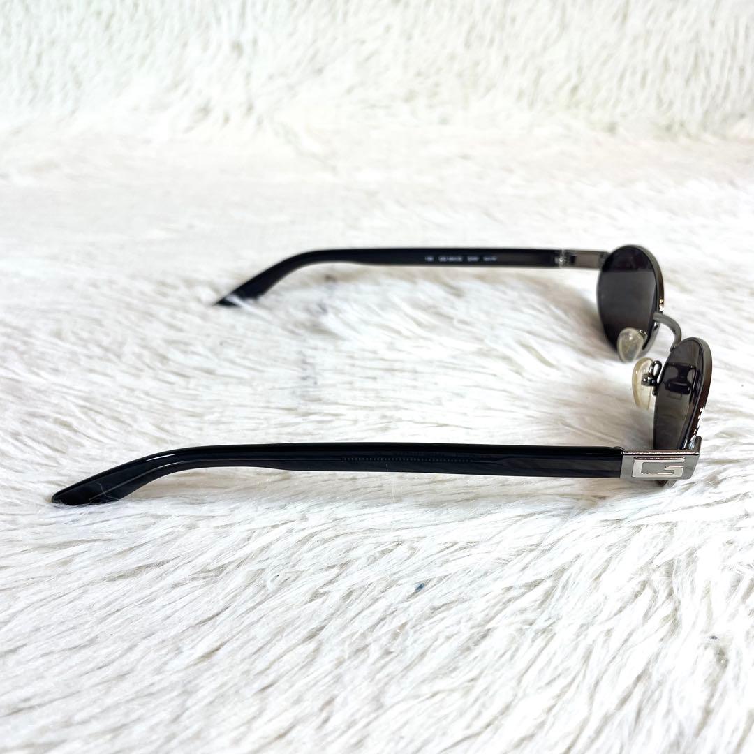 極美品　GUCCI　サングラス　GG1641　ブラックレンズ　シルバーフレーム