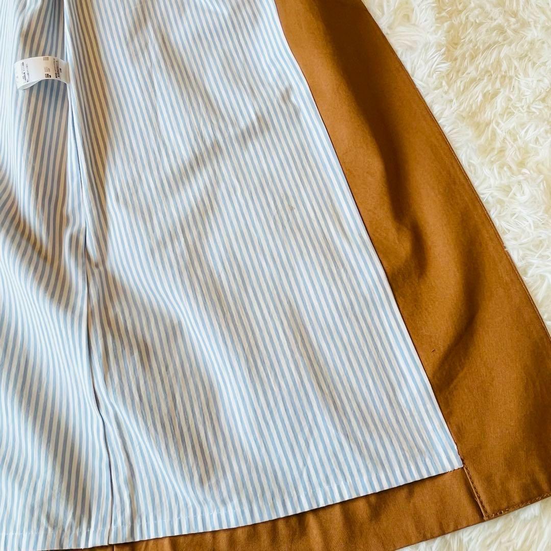 訳あり✨未使用タグ付き✨ドゥロワー 訳あり トレンチコート ベルト付き シルク