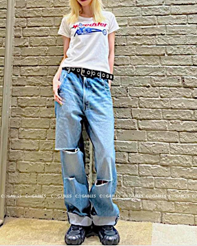 ヒステリックグラマー 　SPEEDSTERチビTシャツ　スピードスター