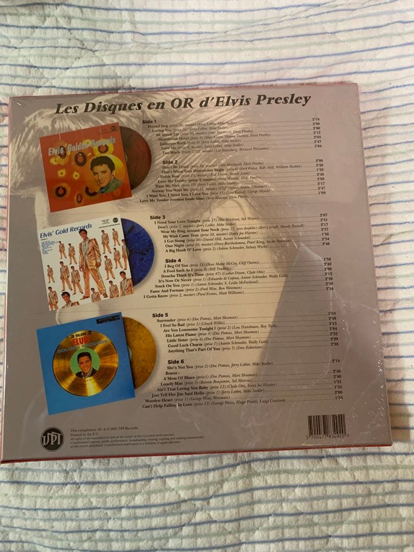 洋楽 DISQUES EN OR ELVIS PRESLEY