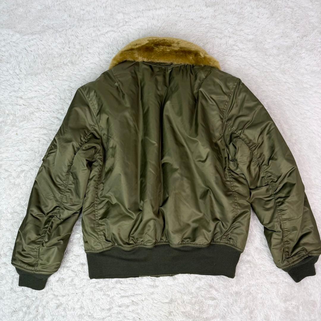 【極美品】B-15B フライトジャケット Karaku オリーブ ミリタリー