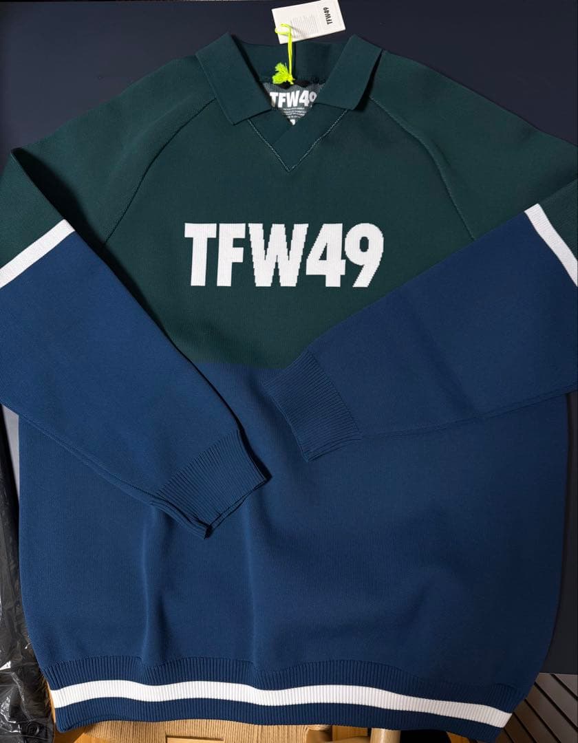 【新品未使用】TFW49 KNIT POLO XLサイズ