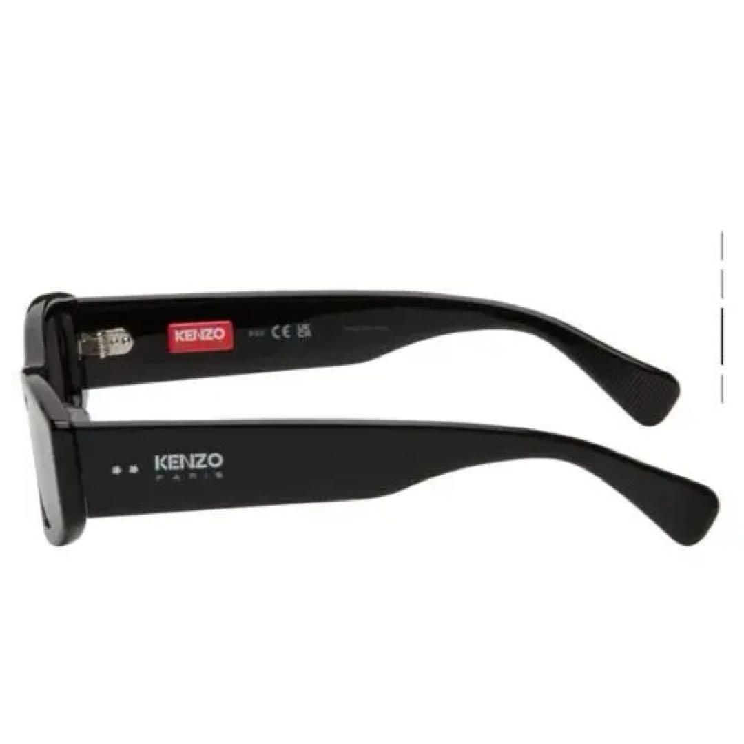 KENZO ブラック スクエア サングラス