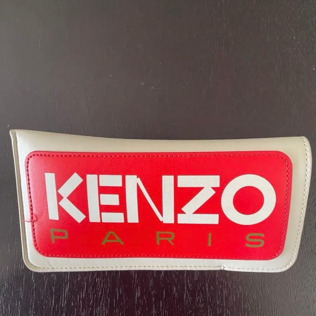 KENZO ブラック スクエア サングラス