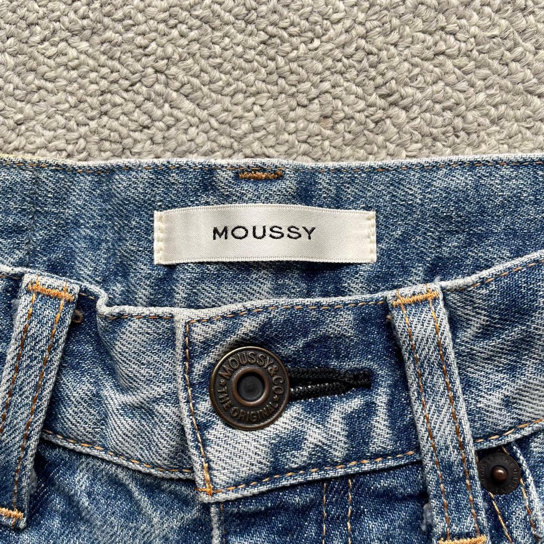 MOUSSY MVS FLARE 美脚 脚長デニム 25 フレアデニム マウジー