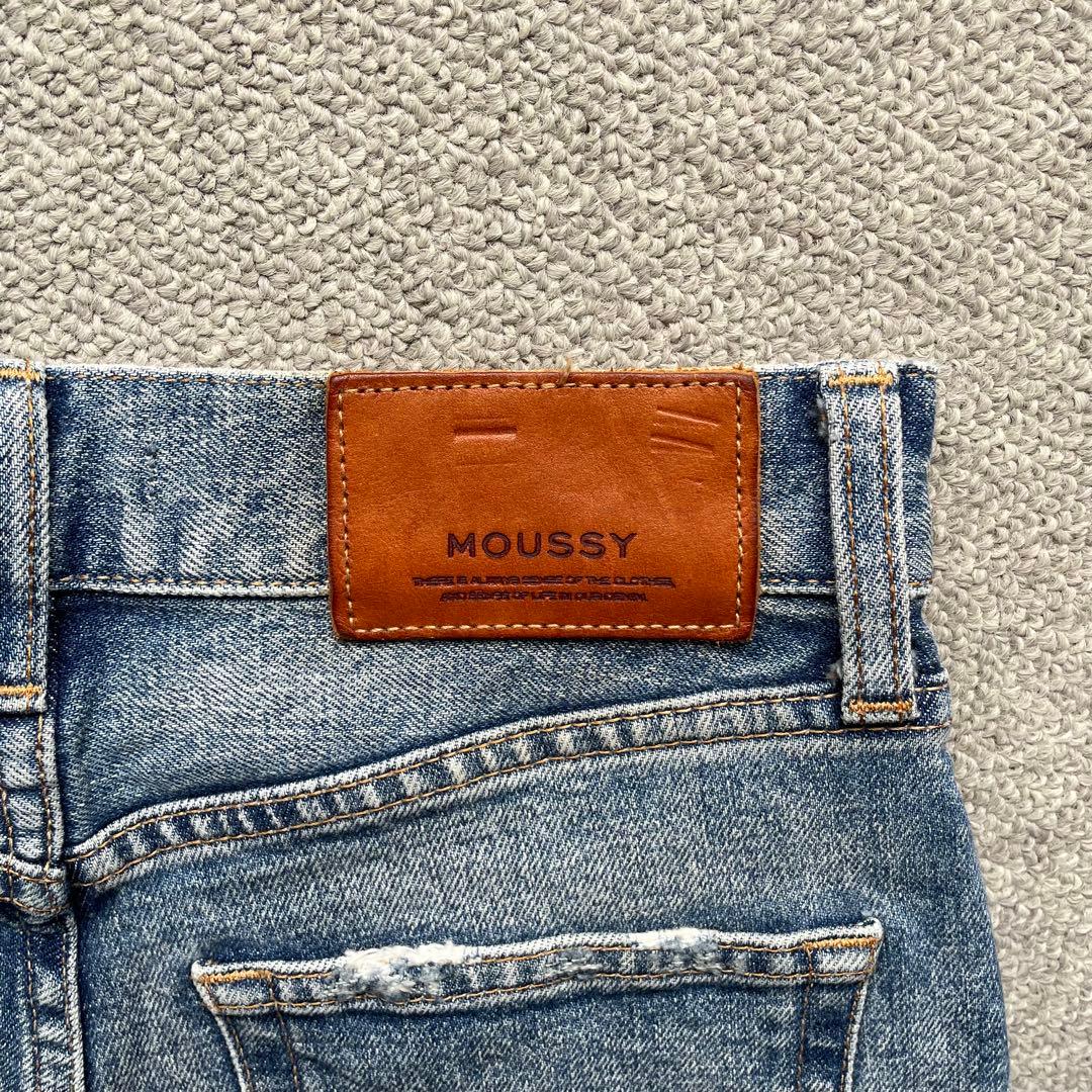 MOUSSY MVS FLARE 美脚 脚長デニム 25 フレアデニム マウジー