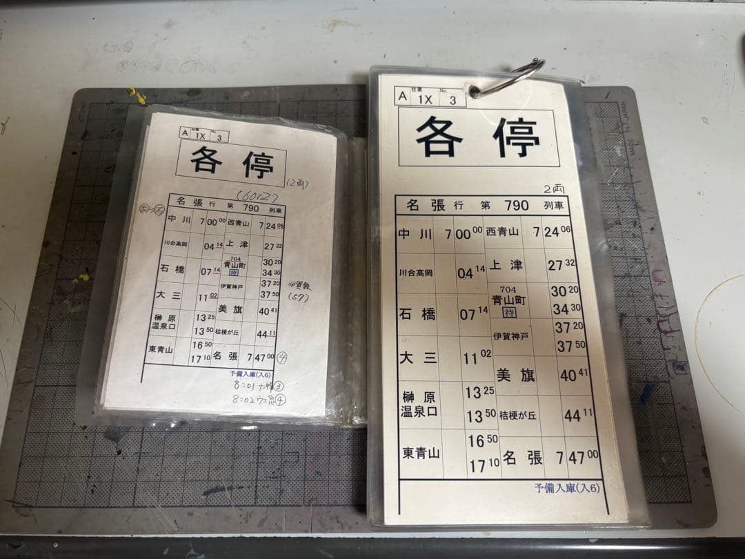 近鉄スタフ 名張列車区 1X仕業