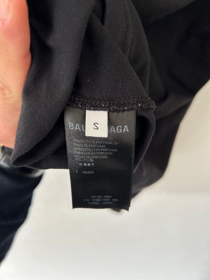 BALENCIAGA ワンポイントロゴTシャツ　訳あり品