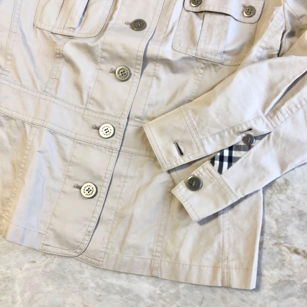 BURBERRY バーバリー コットンツイル ミリタリージャケット 38