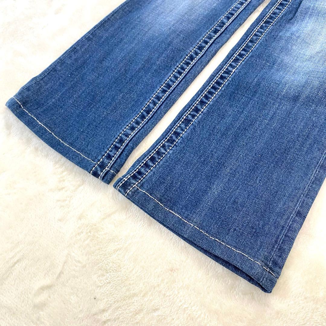Miss Me ✨美品✨ フレア ブーツカット ビジュースタッズ 27 ロゴ