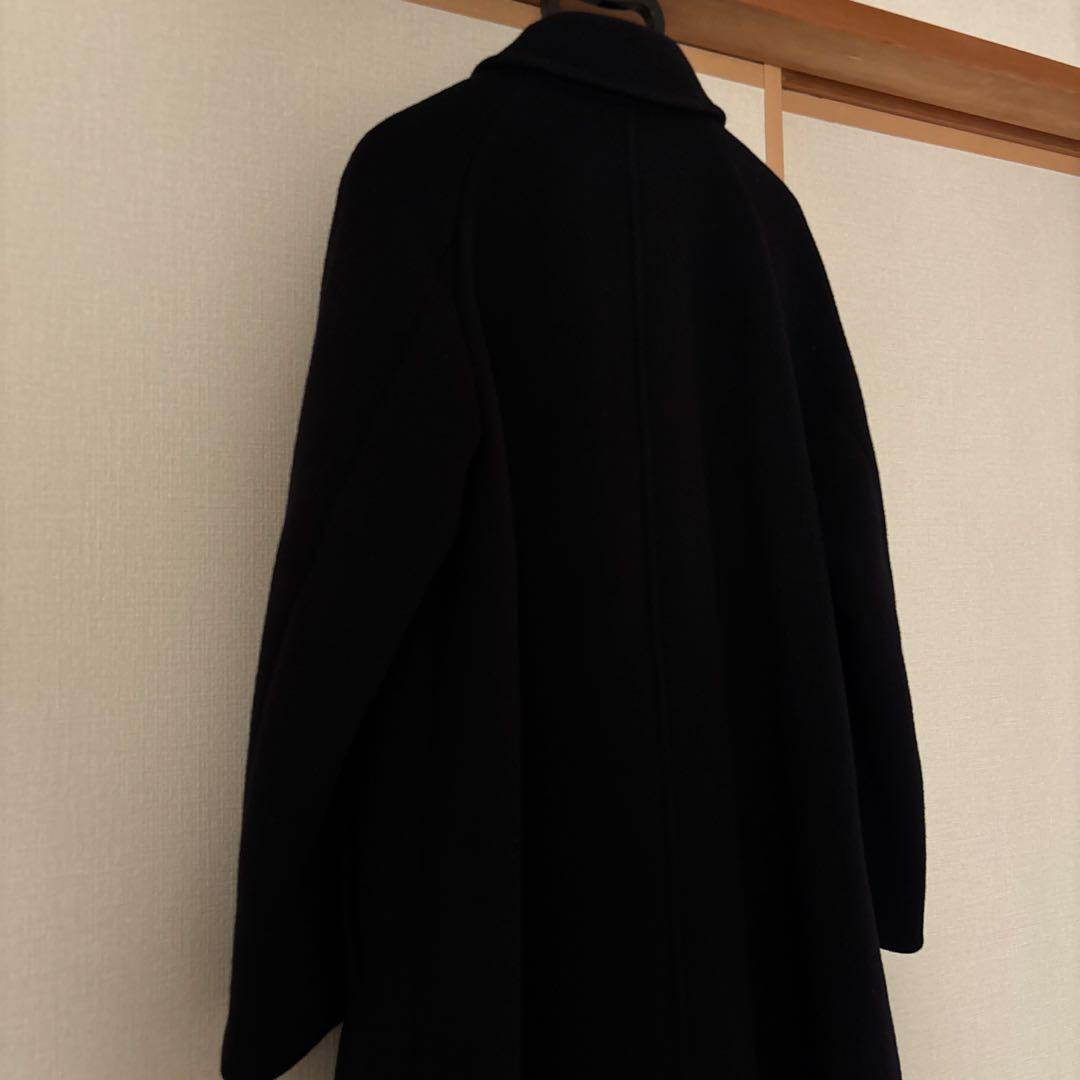 steven alan ウールカシミヤテントロングコート ネイビー　M
