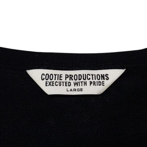 美品 COOTIE スーピマコットンスウェット カットオフ TEE ブラック L