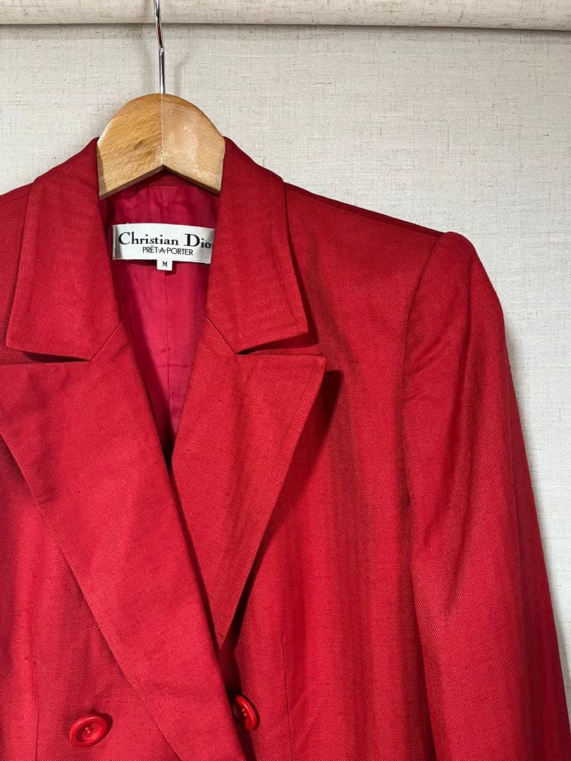 古着 クリスチャンディオール テーラードジャケット dior ダブルブレスト