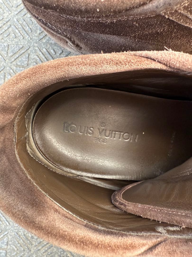 Louis Vuitton ブラウン ハイカットシューズ