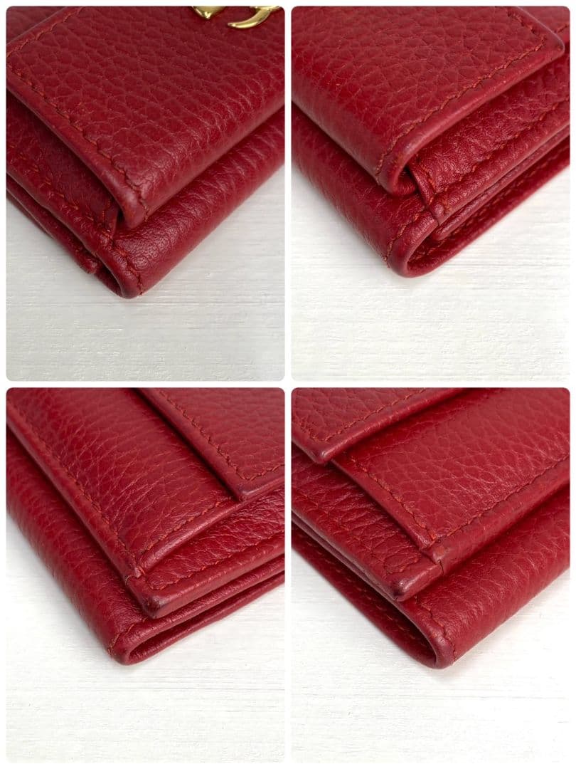 GUCCI 三つ折財布 コンパクトウォレット GGマーモント