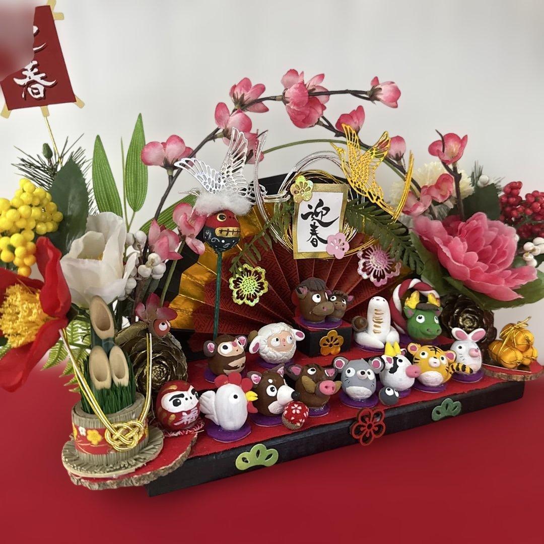 どんぐりアート♡2026年度お正月オブジェ♡