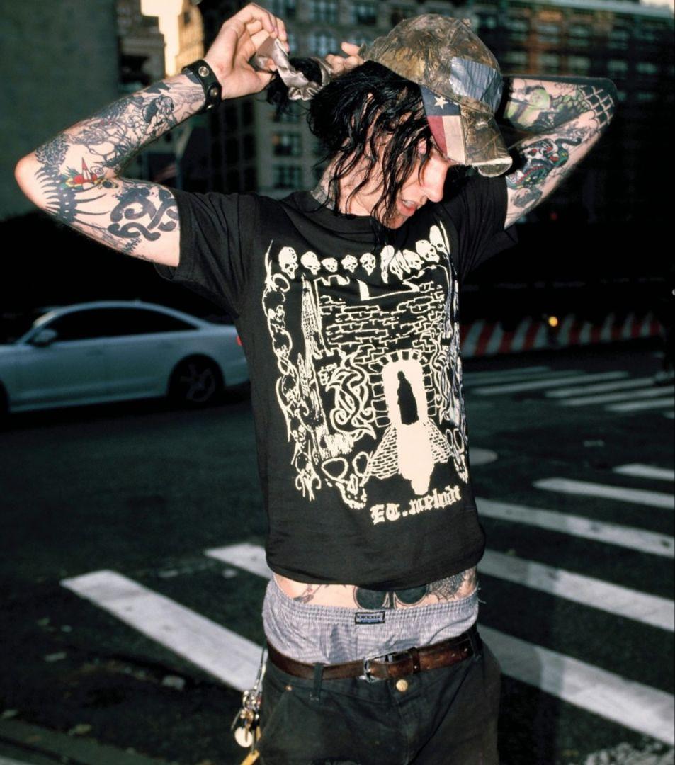 S 即発送 EC Melodi Crypt Tee Black Tシャツ 黒