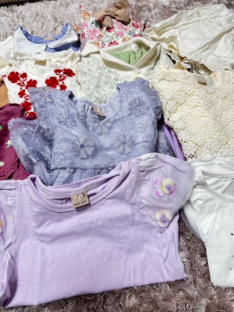 プティマインのみ　春夏服まとめ売り　24着　100cm