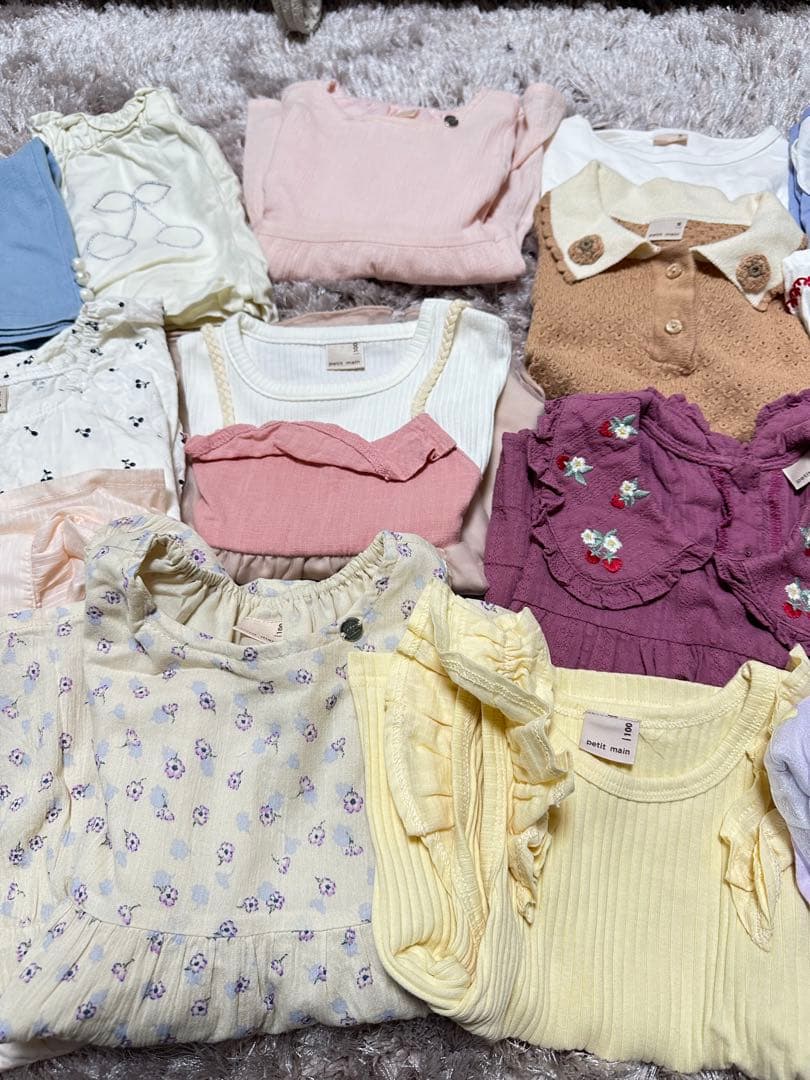 プティマインのみ　春夏服まとめ売り　24着　100cm