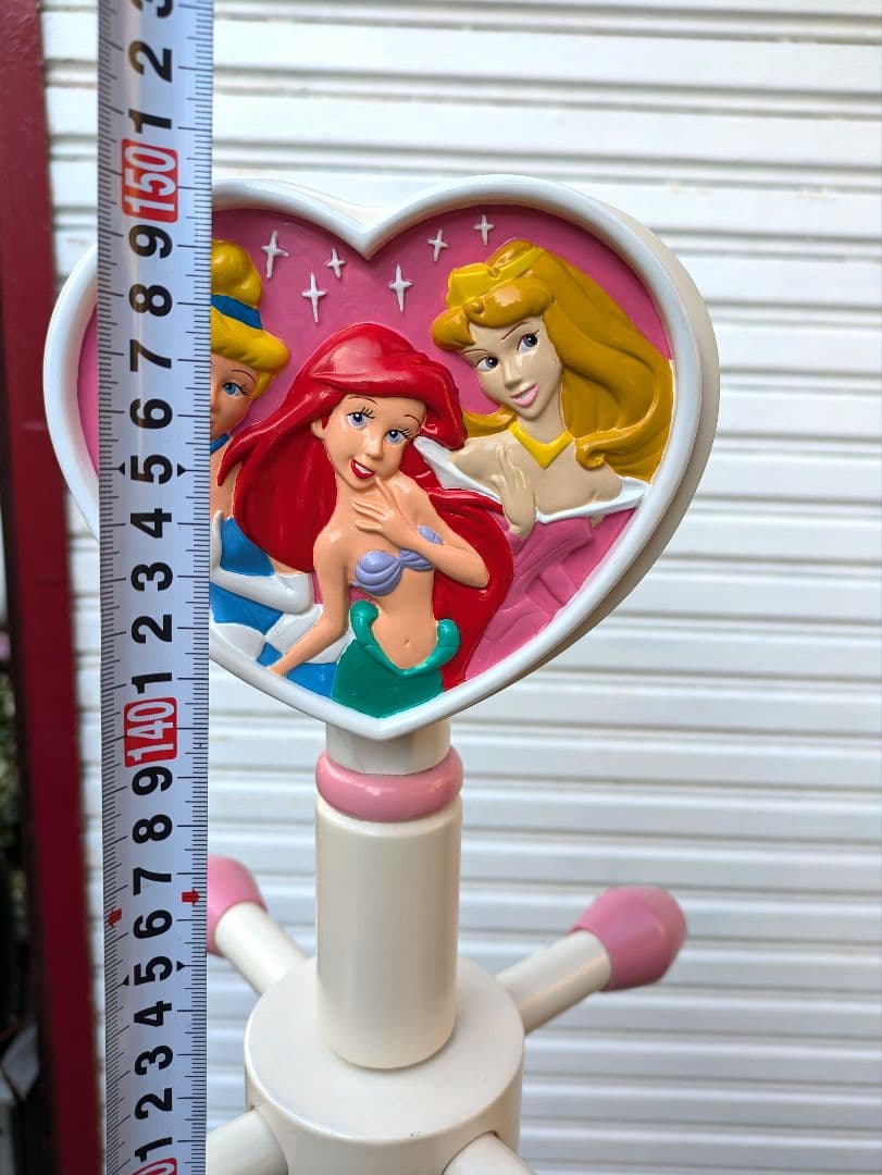 ディズニープリンセス　ポールハンガー ハンガーラック　木製　回転式