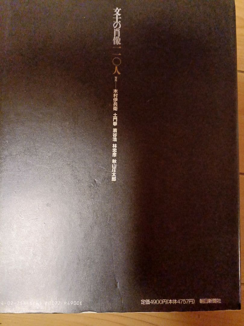 ✳️値下げ相談歓迎✳️1990年朝日新聞社刊・写真集『文士の肖像一一〇人』