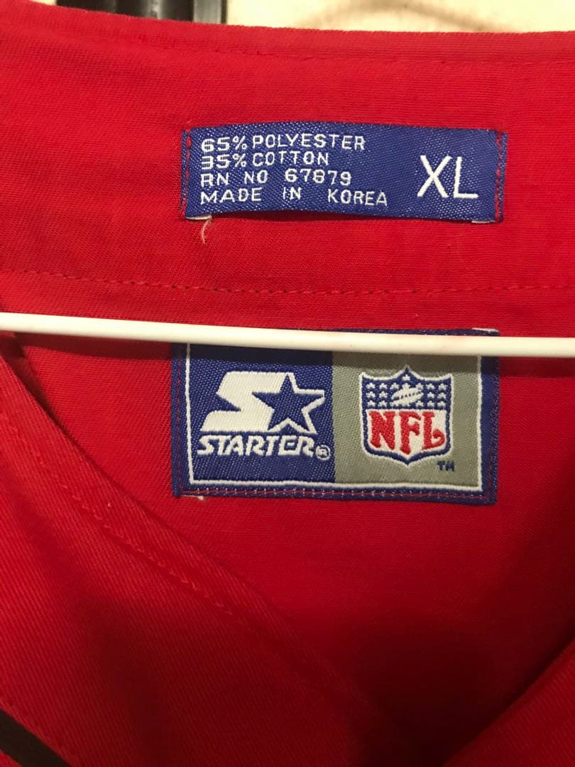 サンフランシスコ49ers ストライプベースボールシャツ XL