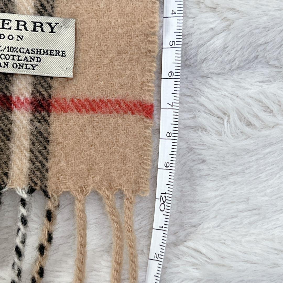 BURBERRY バーバリー マフラー ノバチェック 混紡 ベージュ
