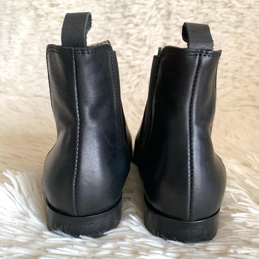 shinzone サイドゴアブーツ　黒　37 レザー
