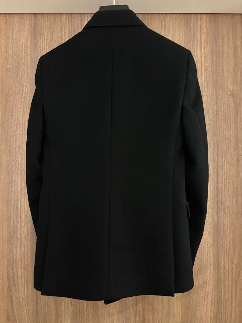 CELINE 19SS ブラック ダブルブレストジャケット　44