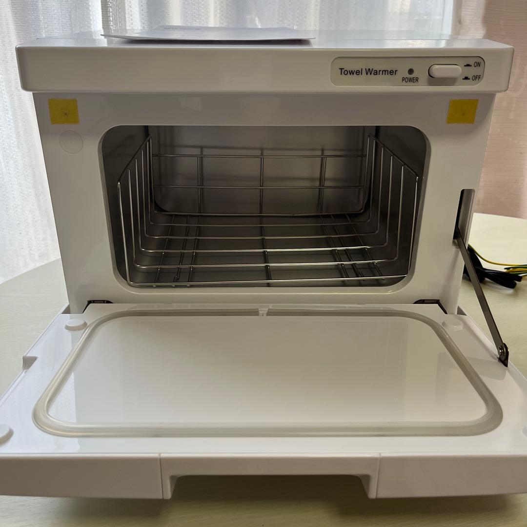 【美品】タオルウォーマー K (前開き）Sサイズ 7.5L ホワイト