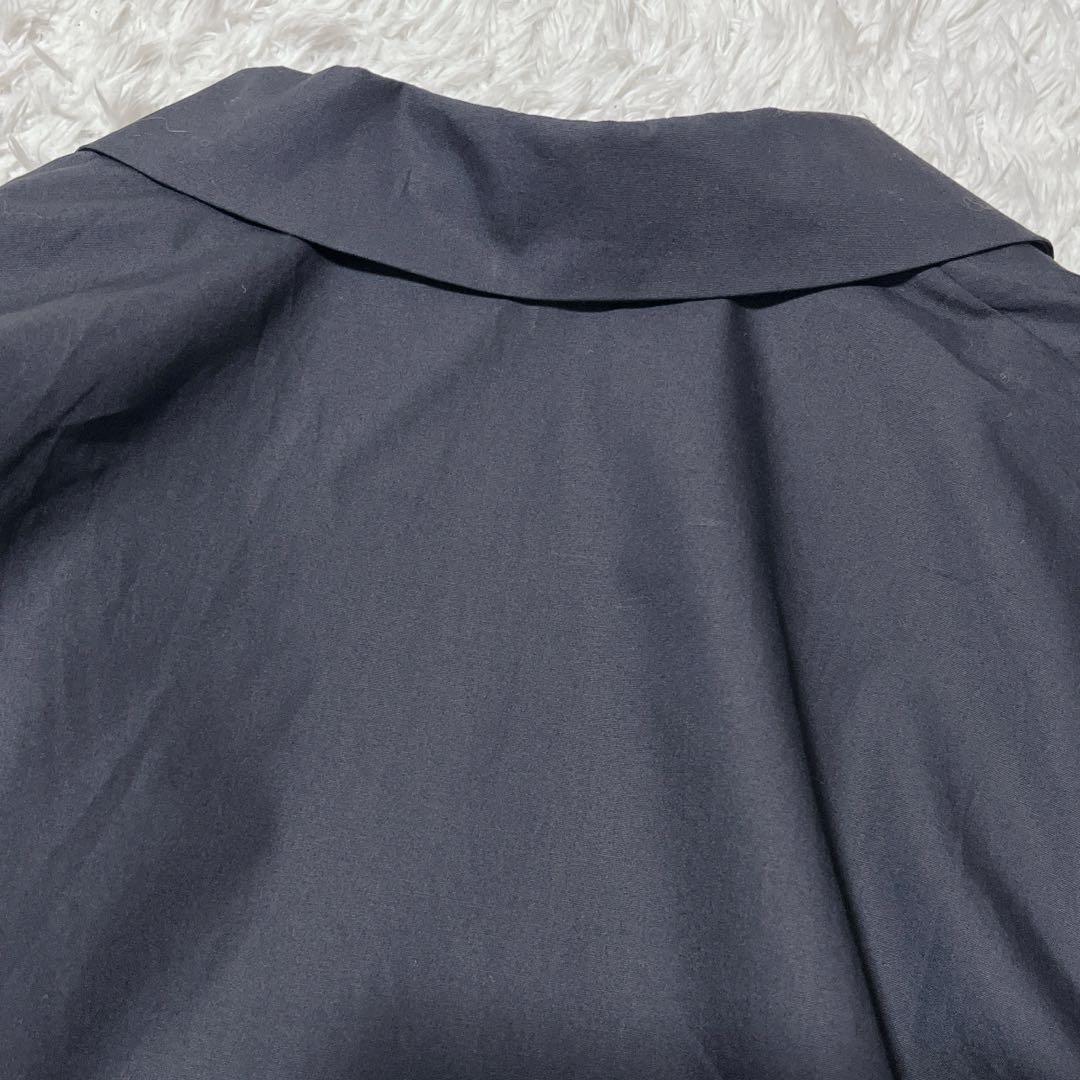 極美品✨mizuiroind テーラードショートシャツジャケット　黒