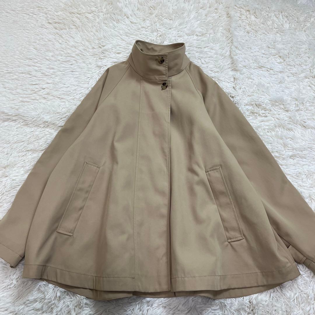 極美品 SLOBE IENA 25SS 撥水テントラインコート ショートコート