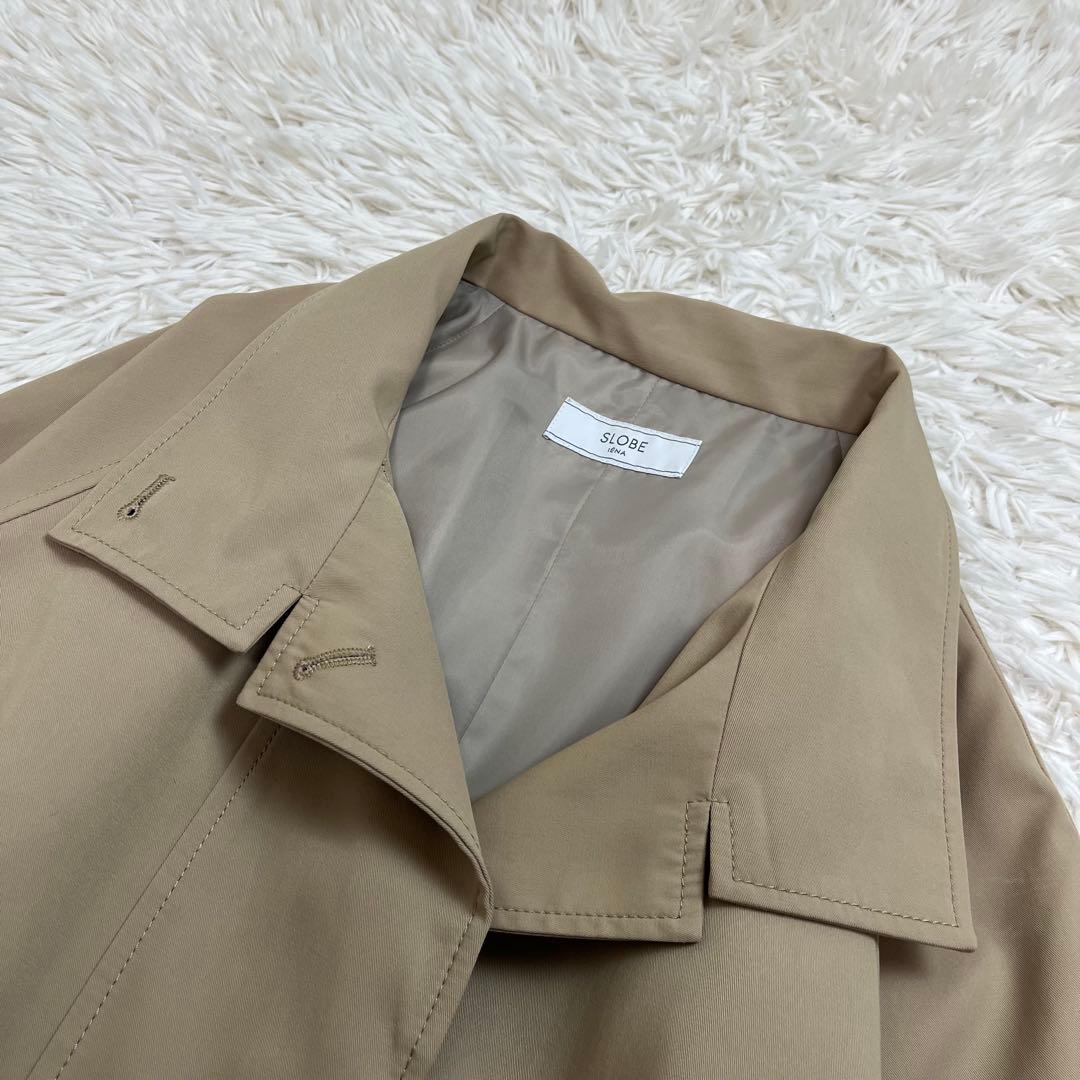 極美品 SLOBE IENA 25SS 撥水テントラインコート ショートコート