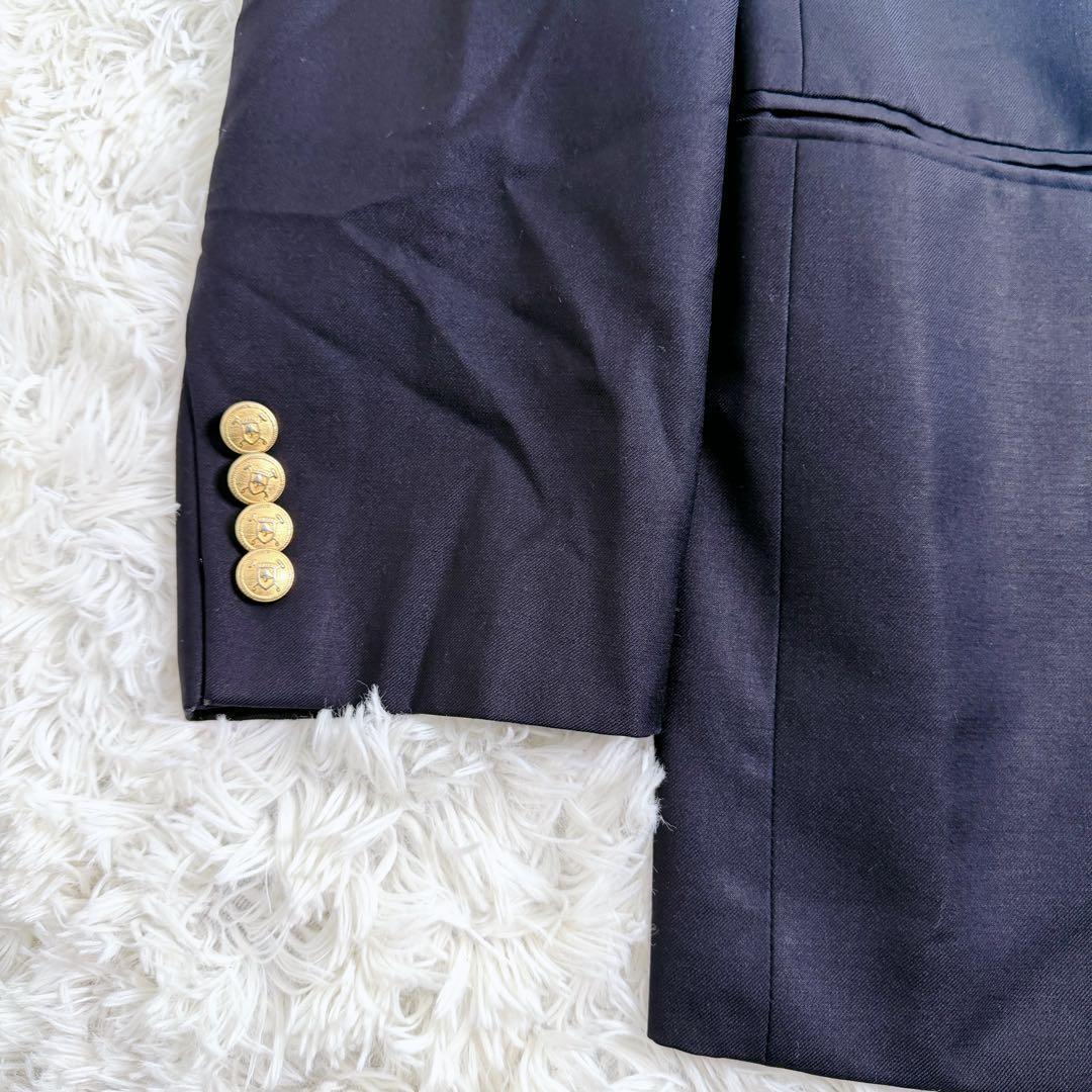 LAUREN RALPH LAUREN 紺ブレ 金ボタン ウール ネイビースーツ
