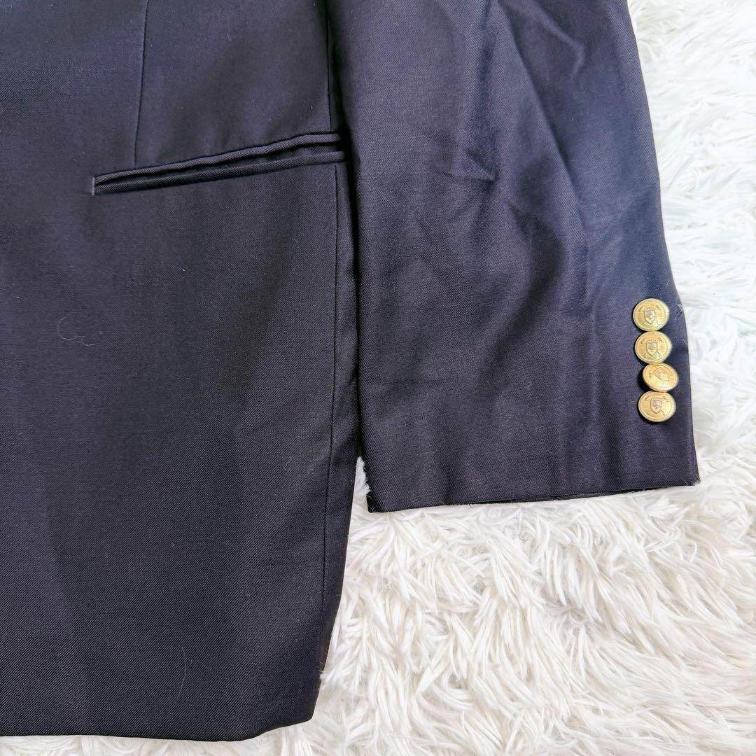 LAUREN RALPH LAUREN 紺ブレ 金ボタン ウール ネイビースーツ