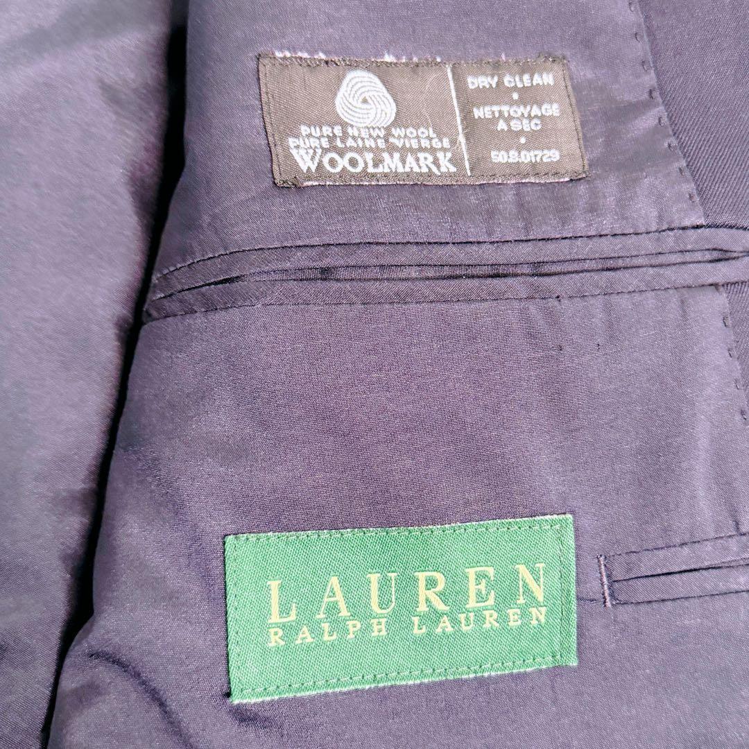 LAUREN RALPH LAUREN 紺ブレ 金ボタン ウール ネイビースーツ