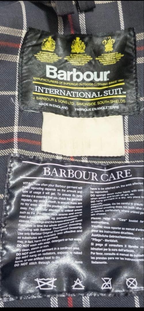 Barbour 90's International 96年製 ジャケット 希少