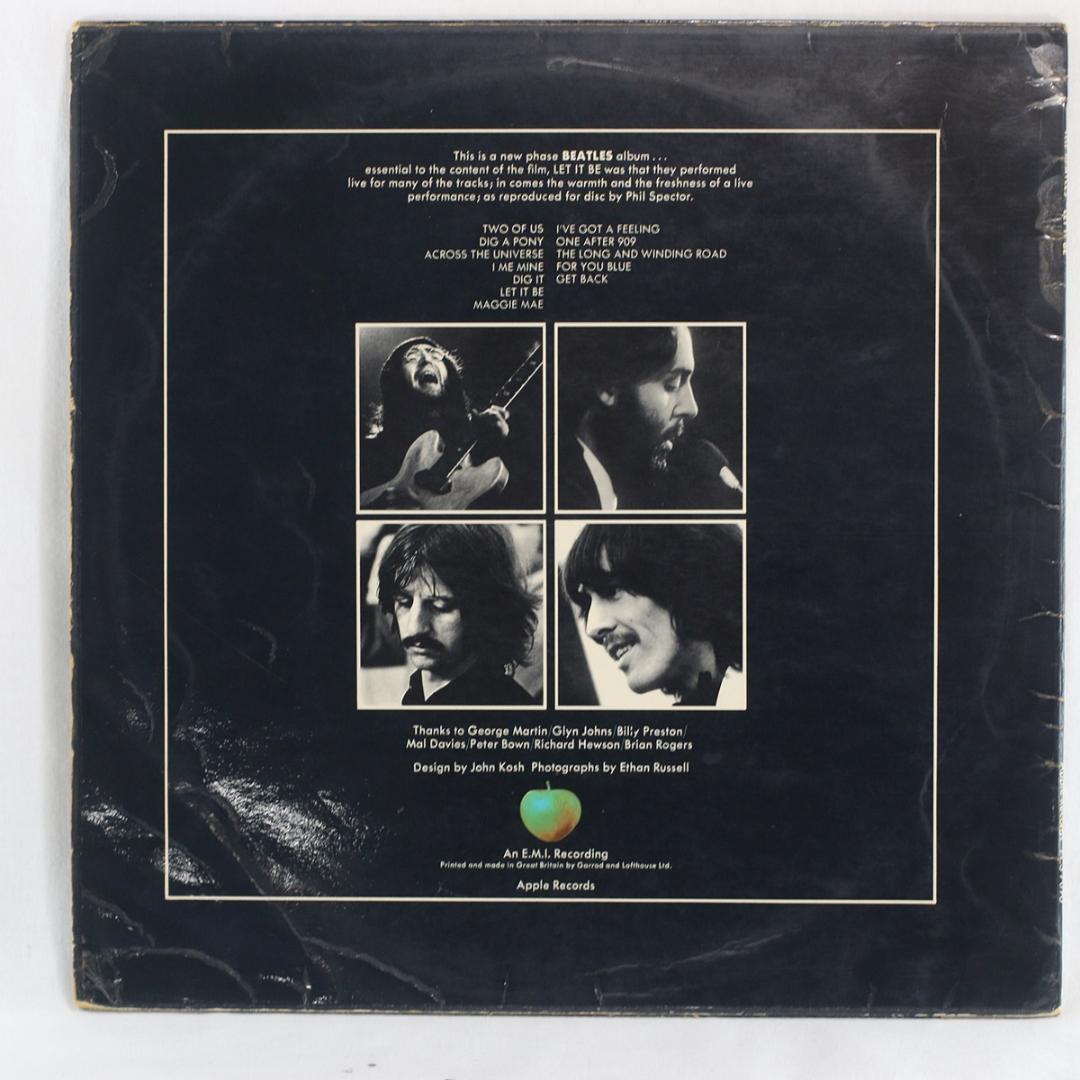 英LP The Beatles Let It Be UKオリジナル盤Stereo