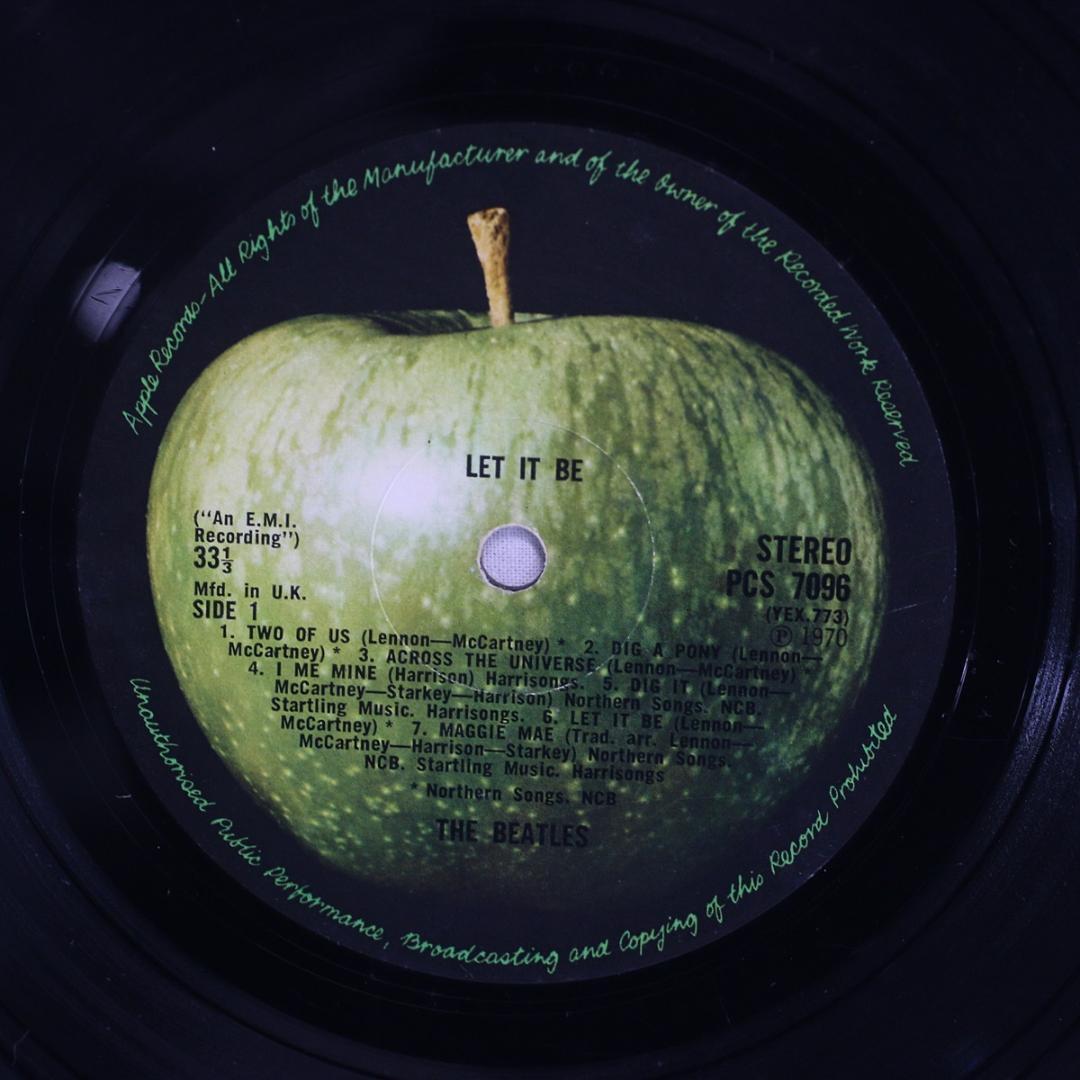 英LP The Beatles Let It Be UKオリジナル盤Stereo