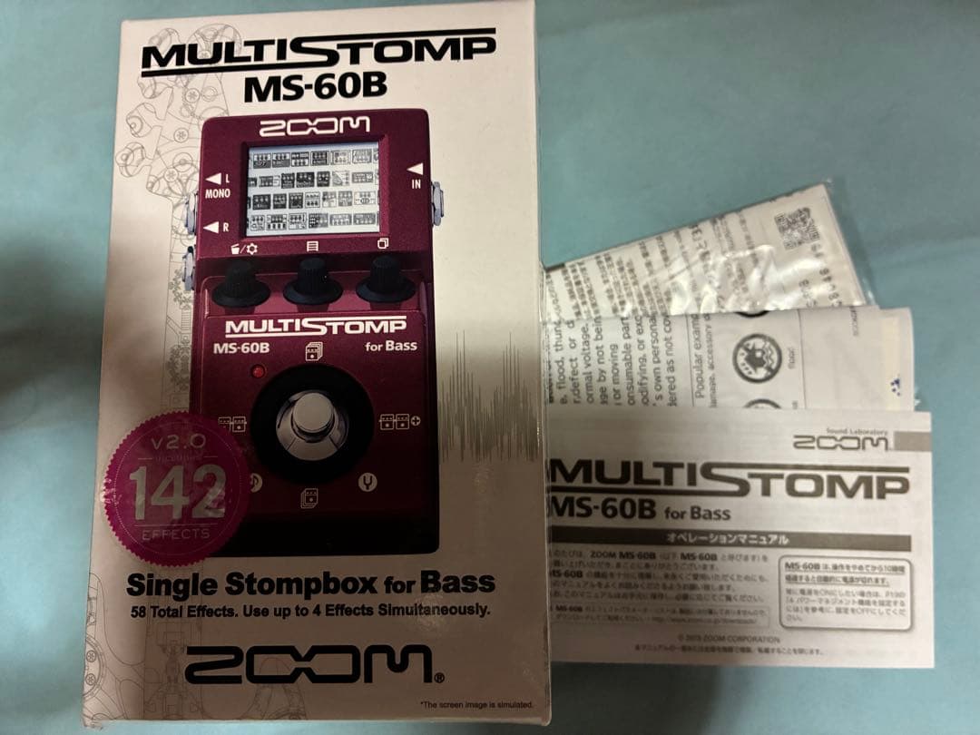 ZOOM MULTISTOMP MS-60B ベースエフェクター