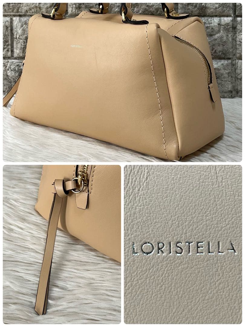 【極美品】ロリステッラ　DENIA 2way ミニボストンバッグ